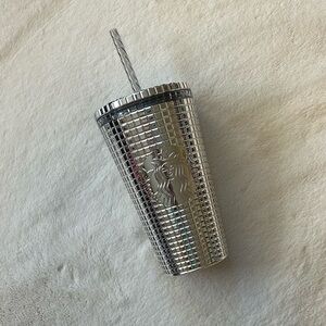 NWT Starbucks Grande Silver Disco Ball Tumblr